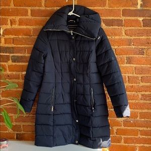Tommy Hilfiger navy, down filled long winter coat
